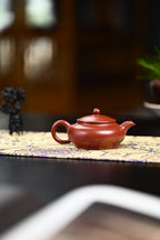 Bian Gu  130cc - Yixing Zisha Purple Clay Teapot