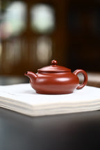 Bian Gu  130cc - Yixing Zisha Purple Clay Teapot