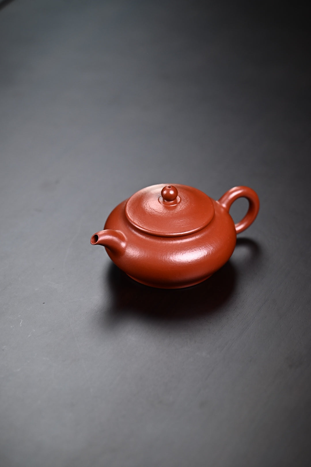 Bian Gu  130cc - Yixing Zisha Purple Clay Teapot