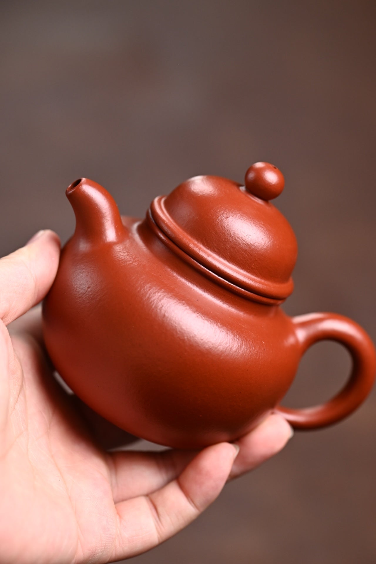 Duo Qiu   160cc - Yixing Zisha Purple Clay Teapot