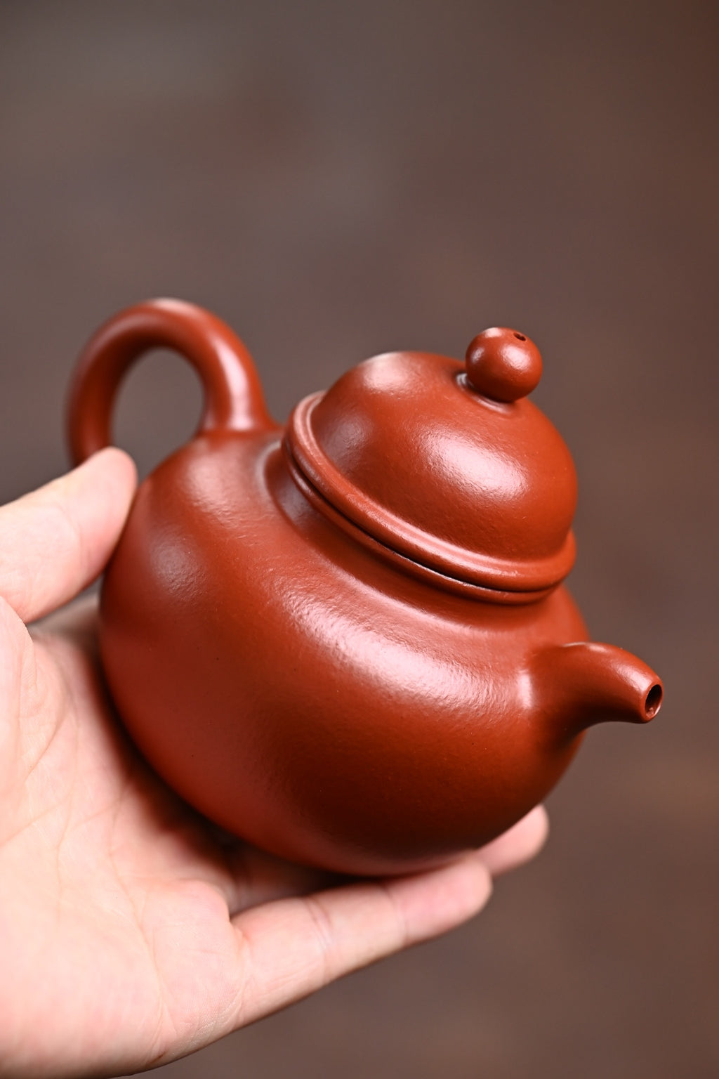Duo Qiu   160cc - Yixing Zisha Purple Clay Teapot