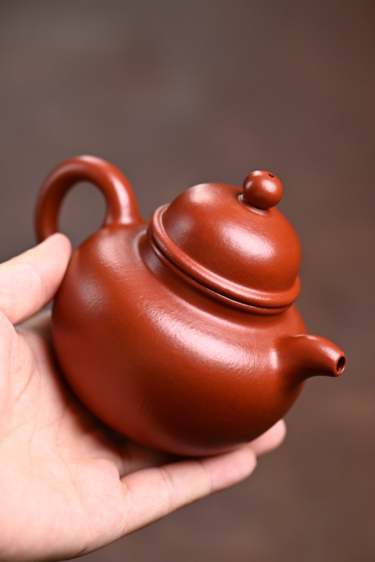 Duo Qiu   160cc - Yixing Zisha Purple Clay Teapot