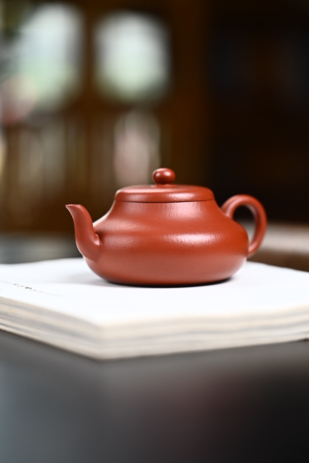 Jun De  200cc - Yixing Zisha Purple Clay Teapot