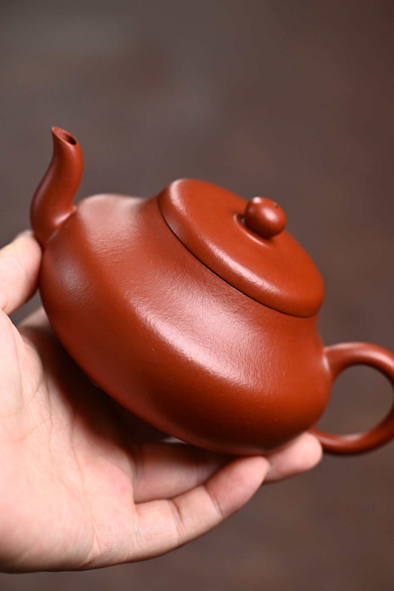 Jun De  200cc - Yixing Zisha Purple Clay Teapot