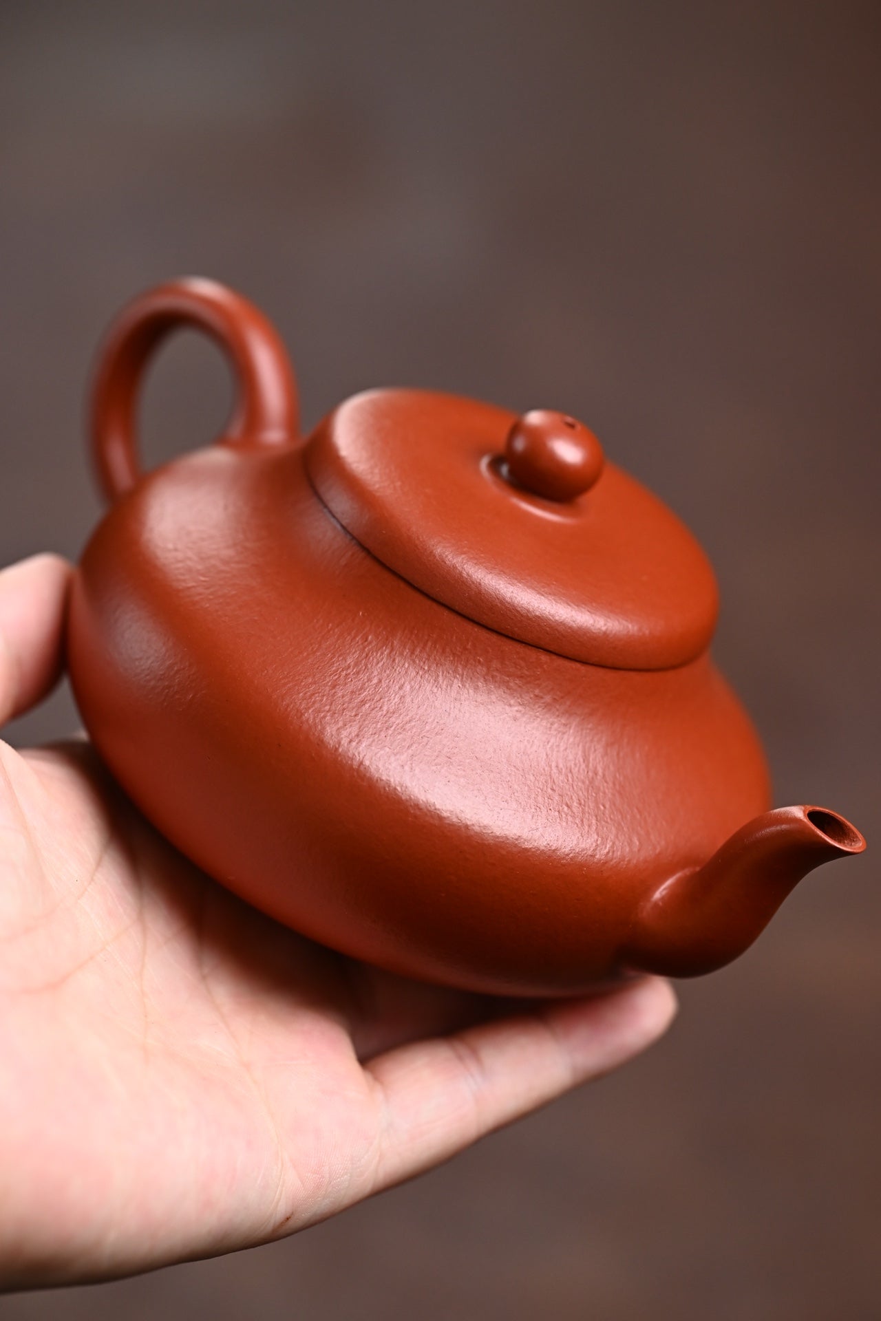 Jun De  200cc - Yixing Zisha Purple Clay Teapot