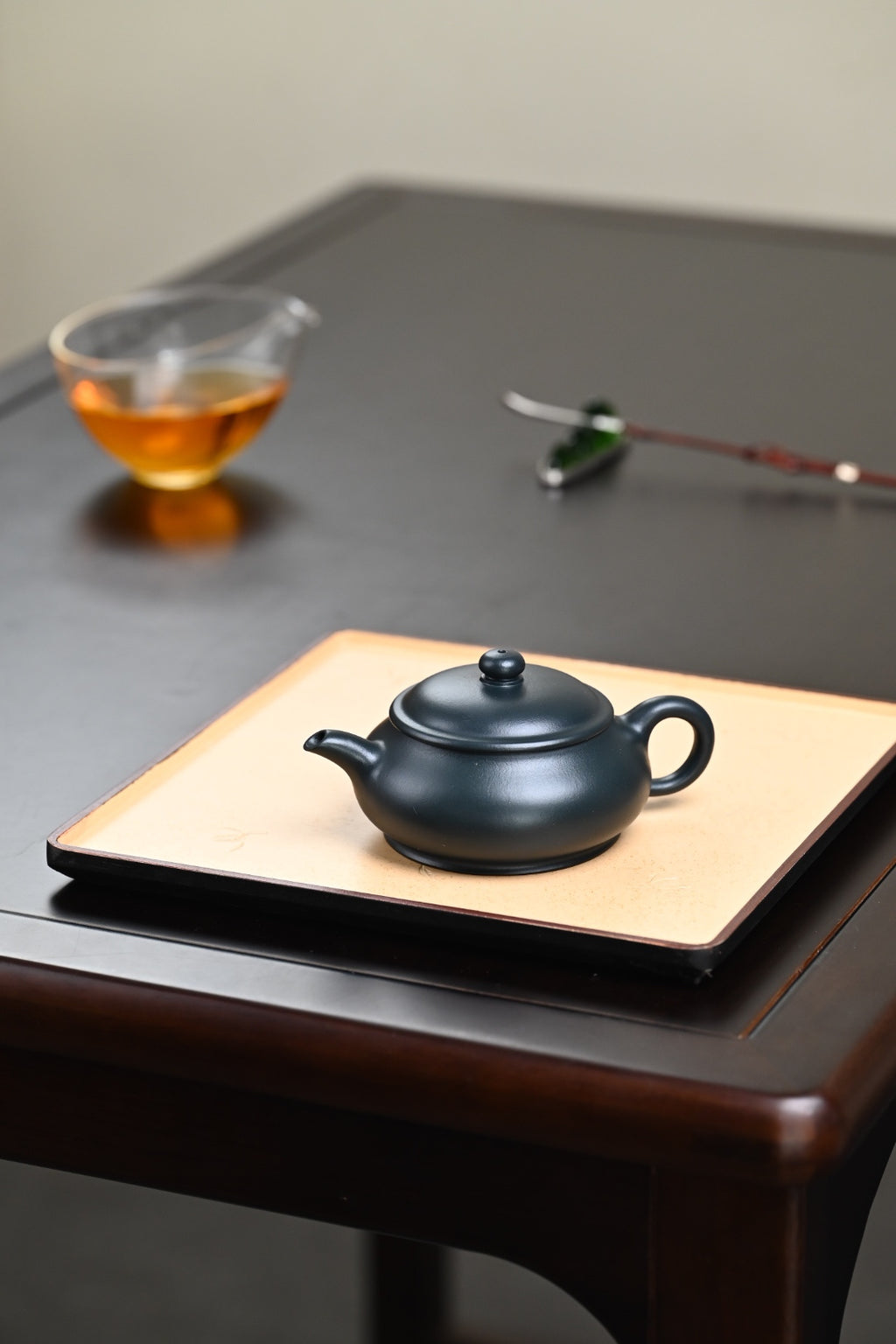 Ming Lu   180cc - Yixing Zisha Purple Clay Teapot