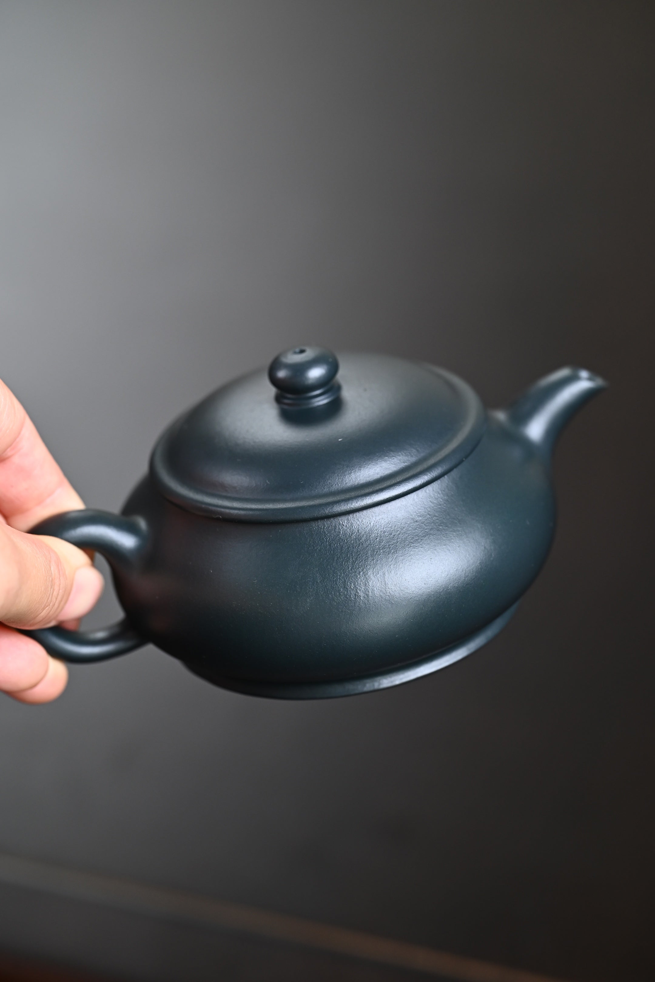 Ming Lu   180cc - Yixing Zisha Purple Clay Teapot