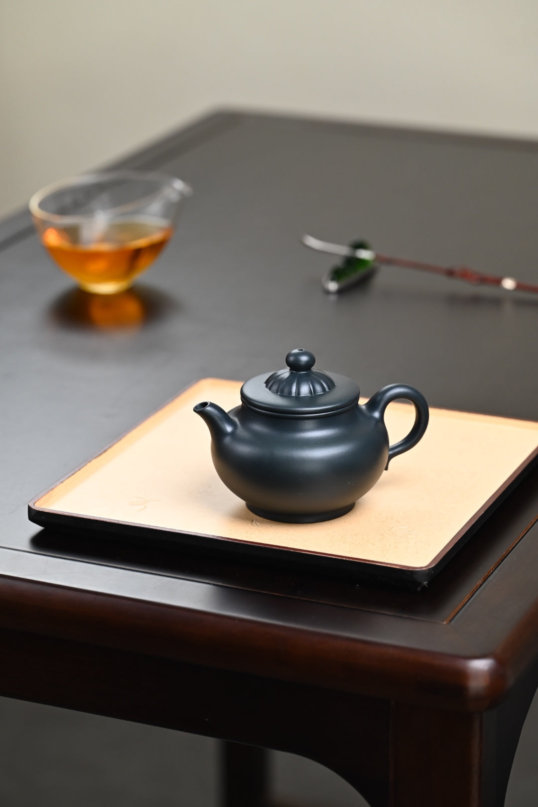 Lian Ban  250cc - Yixing Zisha Purple Clay Teapot
