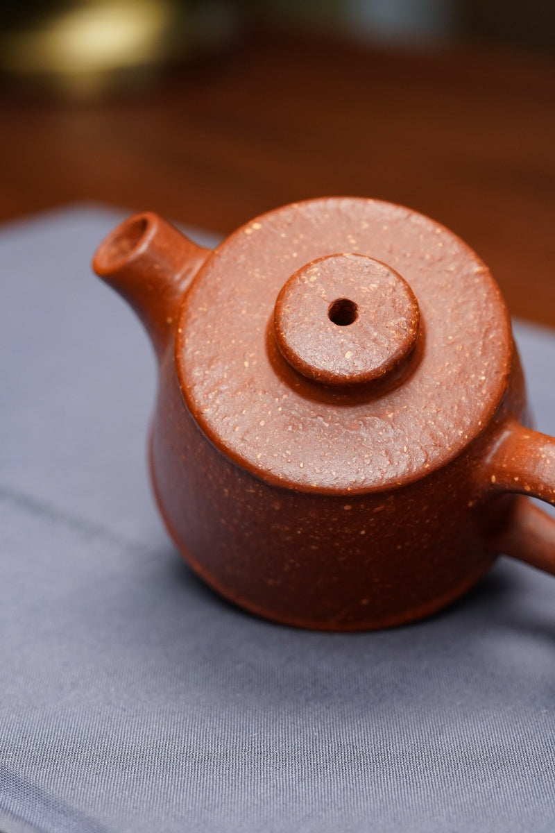 Han Wa   100cc - Yixing Zisha Purple Clay Teapot
