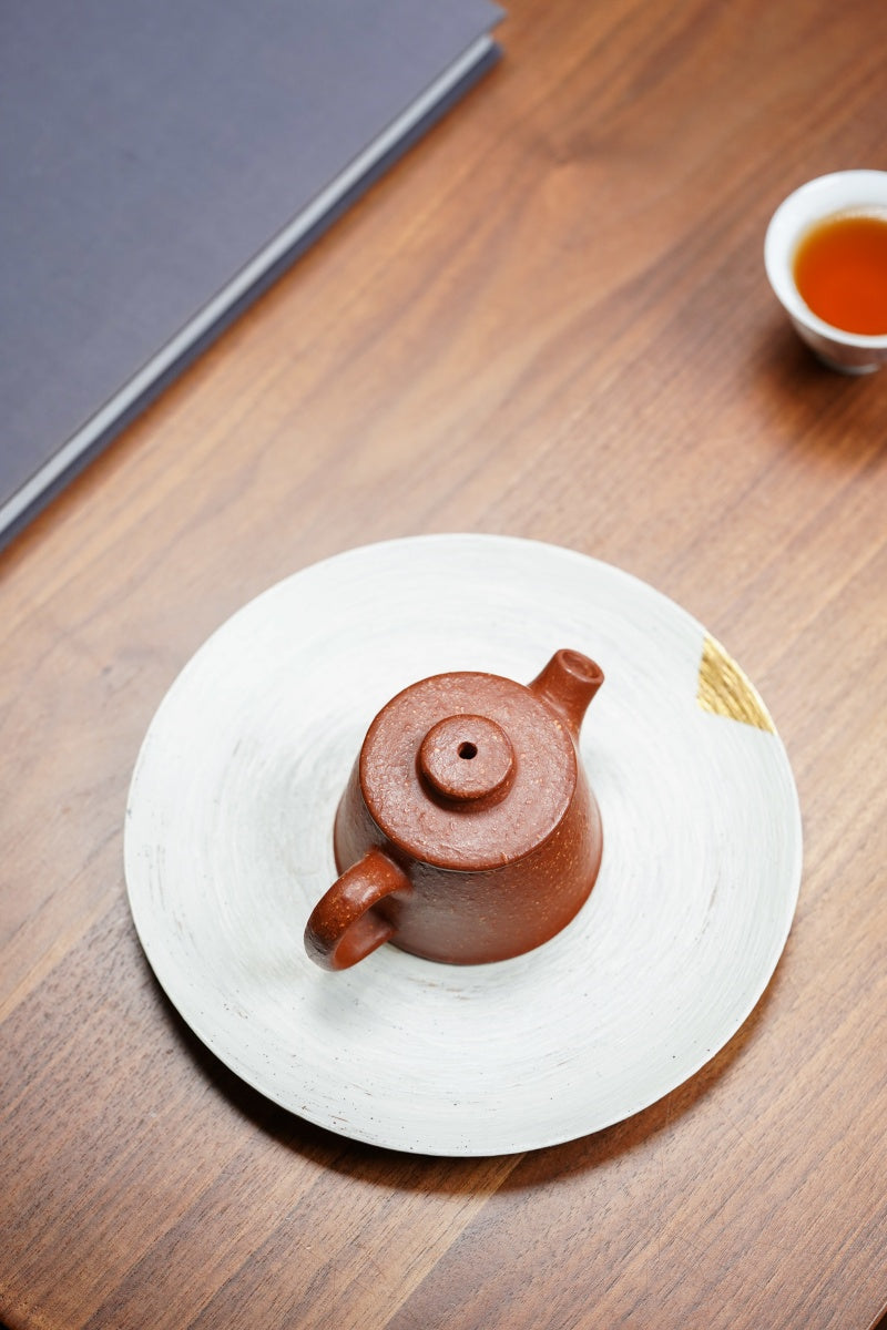 Han Wa   100cc - Yixing Zisha Purple Clay Teapot
