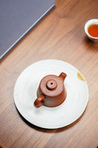 Han Wa   100cc - Yixing Zisha Purple Clay Teapot