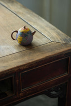 Mu Dan  100cc - Yixing Zisha Purple Clay Teapot