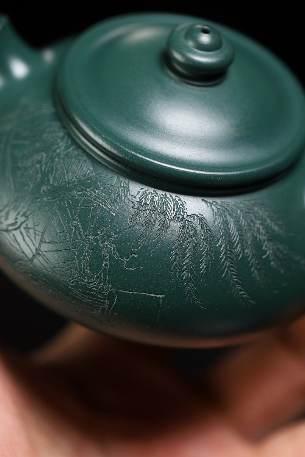 Han Jiang  170cc - Yixing Zisha Purple Clay Teapot