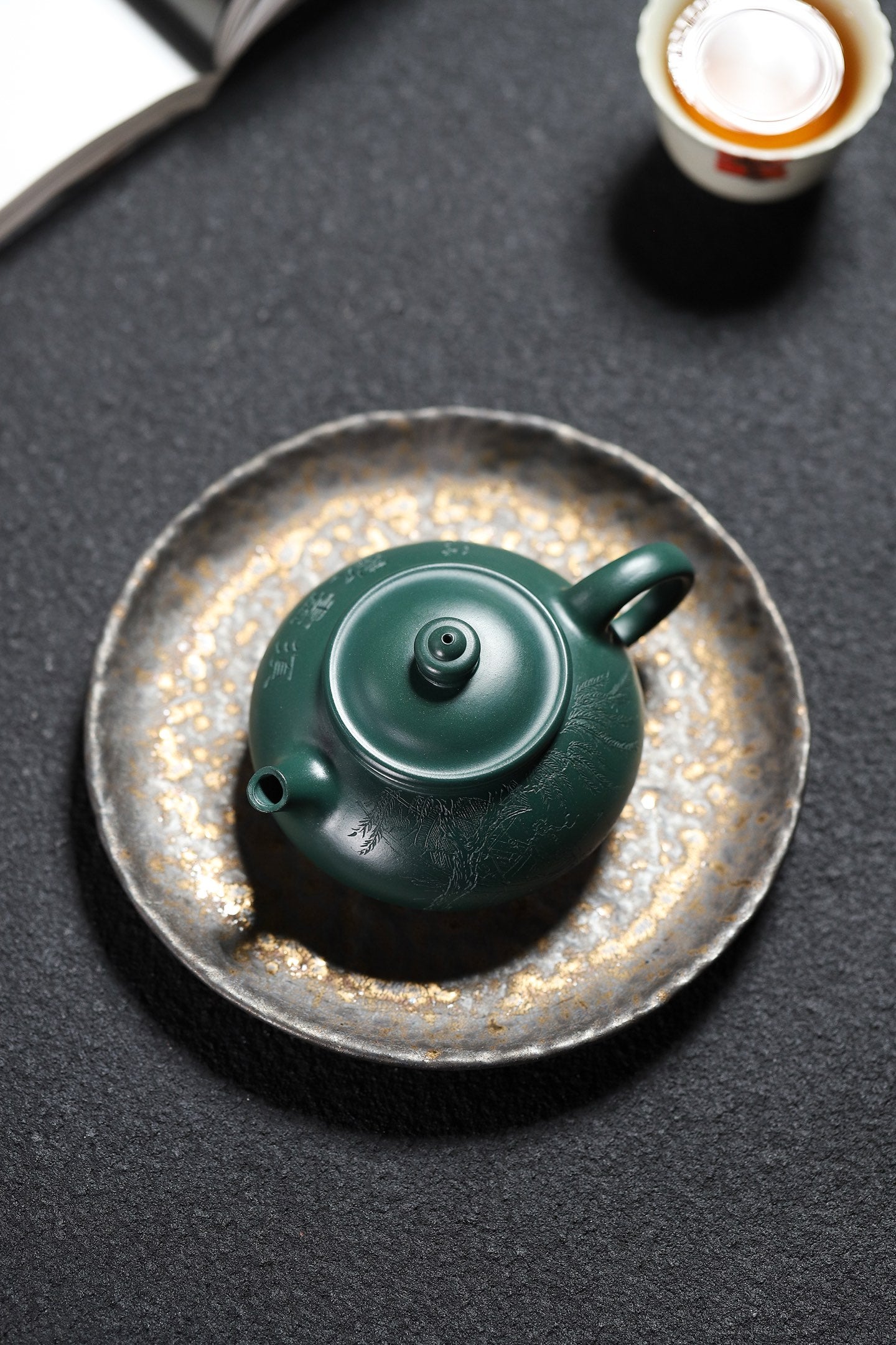 Han Jiang  170cc - Yixing Zisha Purple Clay Teapot