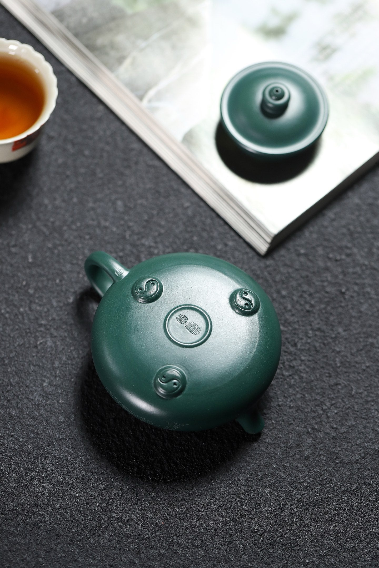 Han Jiang  170cc - Yixing Zisha Purple Clay Teapot