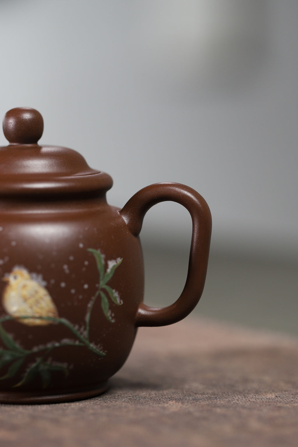 Gong Deng  150cc - Yixing Zisha Purple Clay Teapot