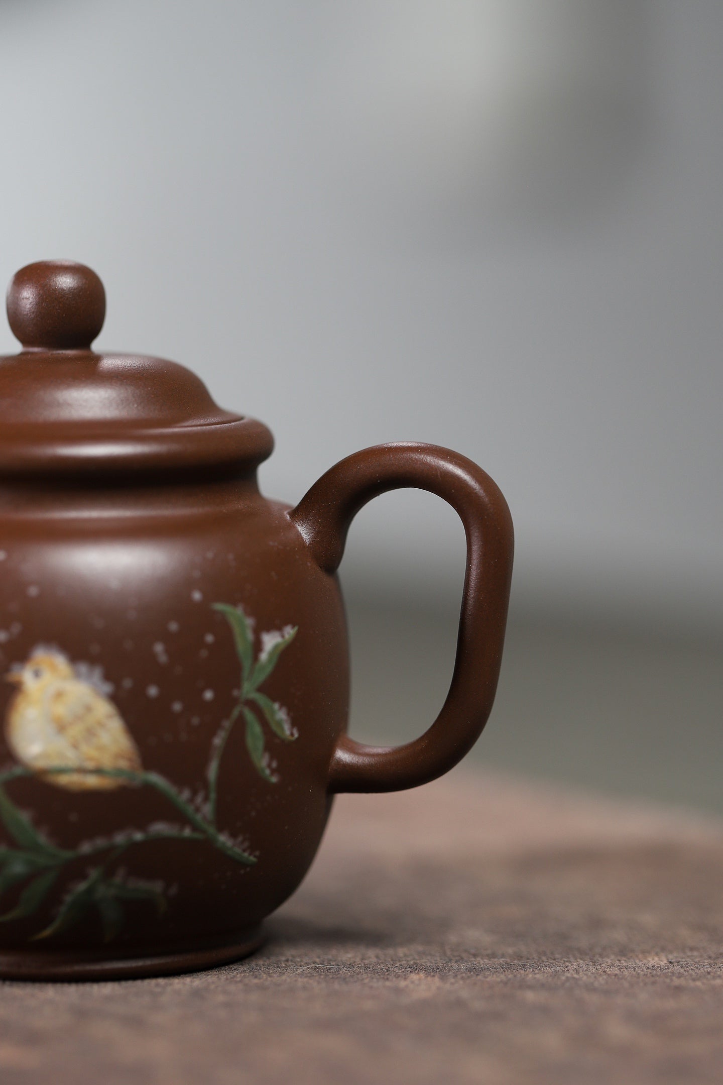 Gong Deng  150cc - Yixing Zisha Purple Clay Teapot