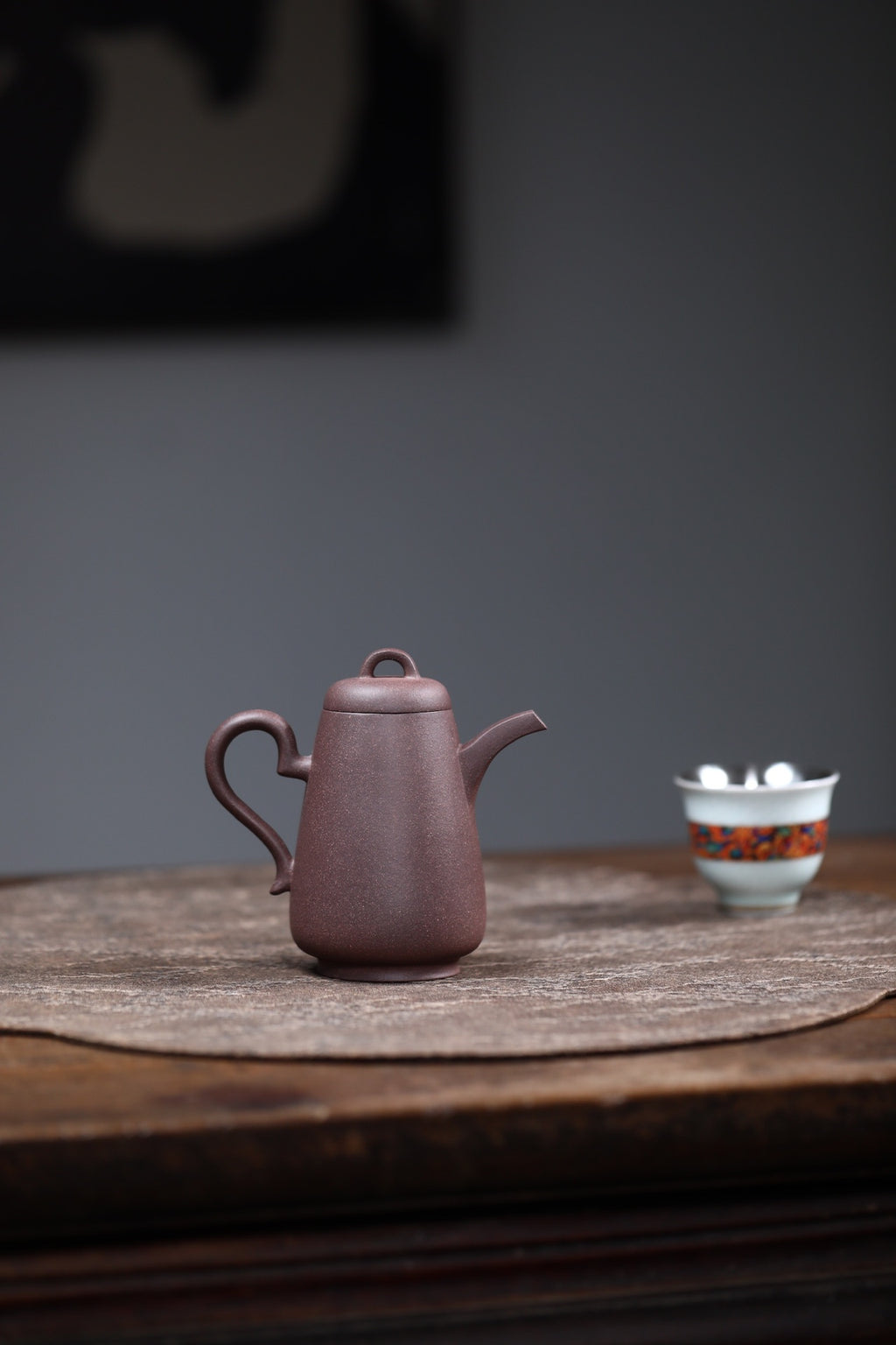 Song Yun    180cc - Yixing Zisha Purple Clay Teapot