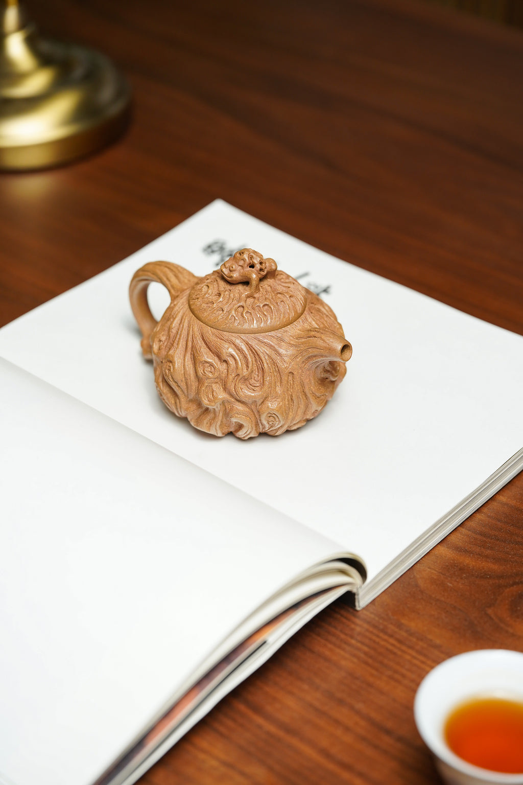 Zhao Cai Jin Bao     220cc - Yixing Zisha Purple Clay Teapot