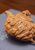 Zhao Cai Jin Bao     220cc - Yixing Zisha Purple Clay Teapot