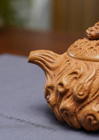 Zhao Cai Jin Bao     220cc - Yixing Zisha Purple Clay Teapot