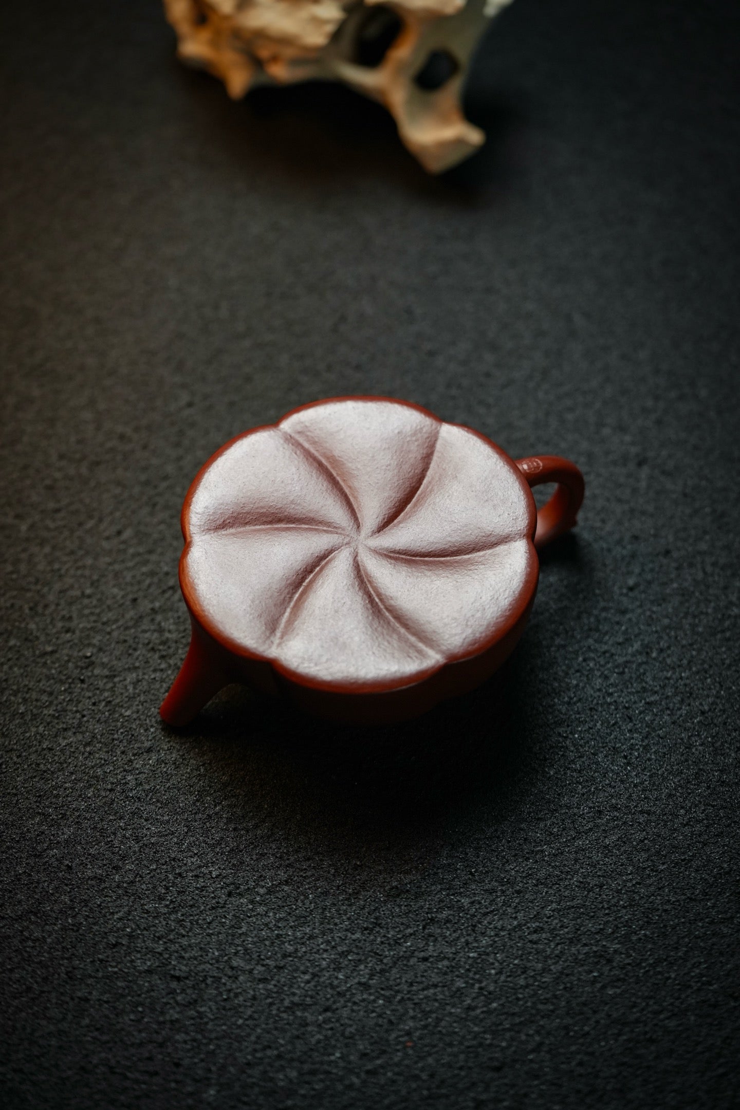Zhan Yan   140cc  - Yixing Zisha Purple Clay Teapot