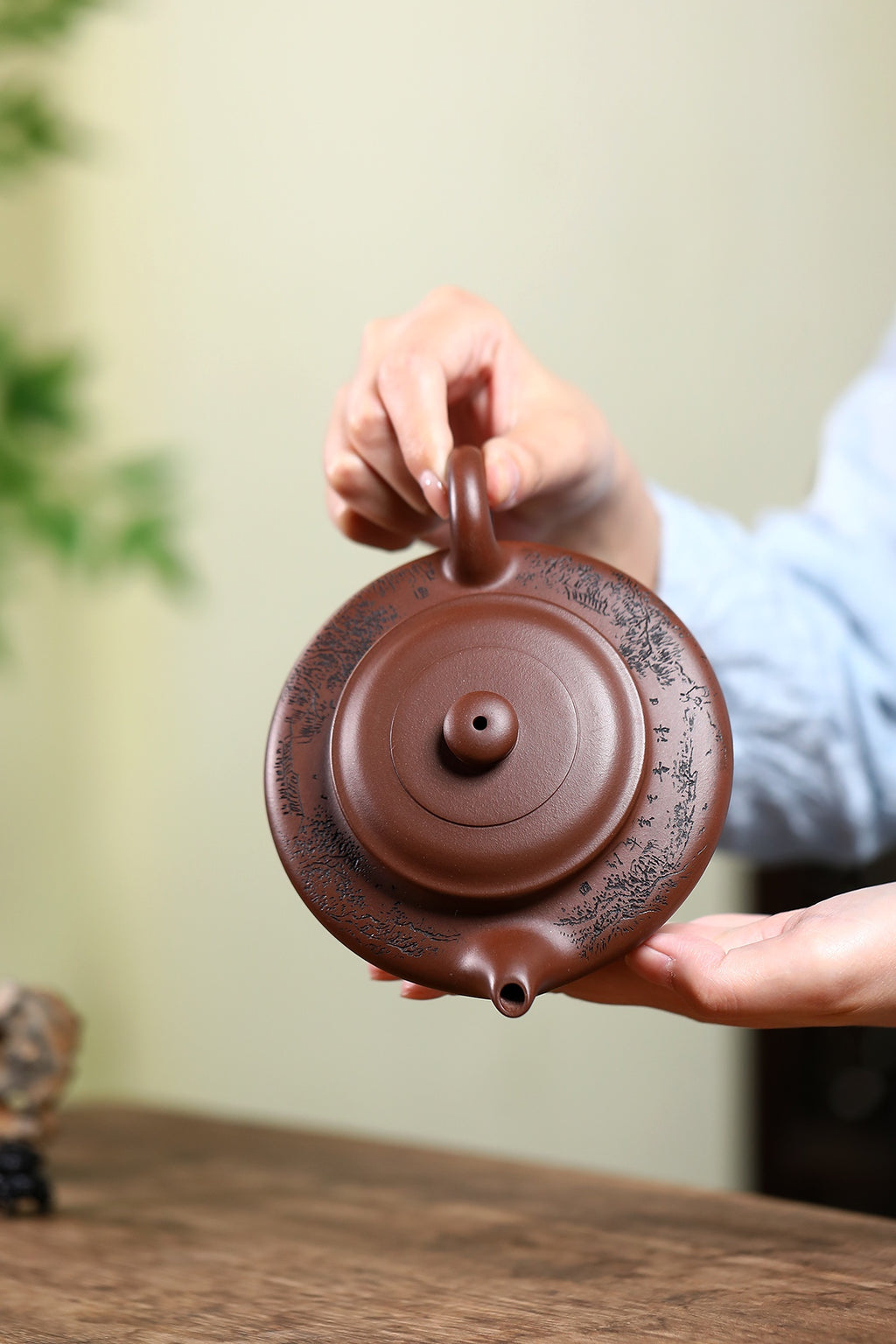 Xu Bian  200cc  - Yixing Zisha Purple Clay Teapot