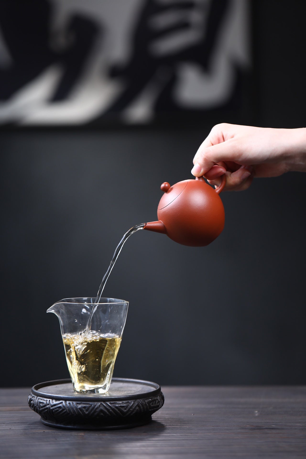 Wang Yue    150cc  - Yixing Zisha Purple Clay Teapot