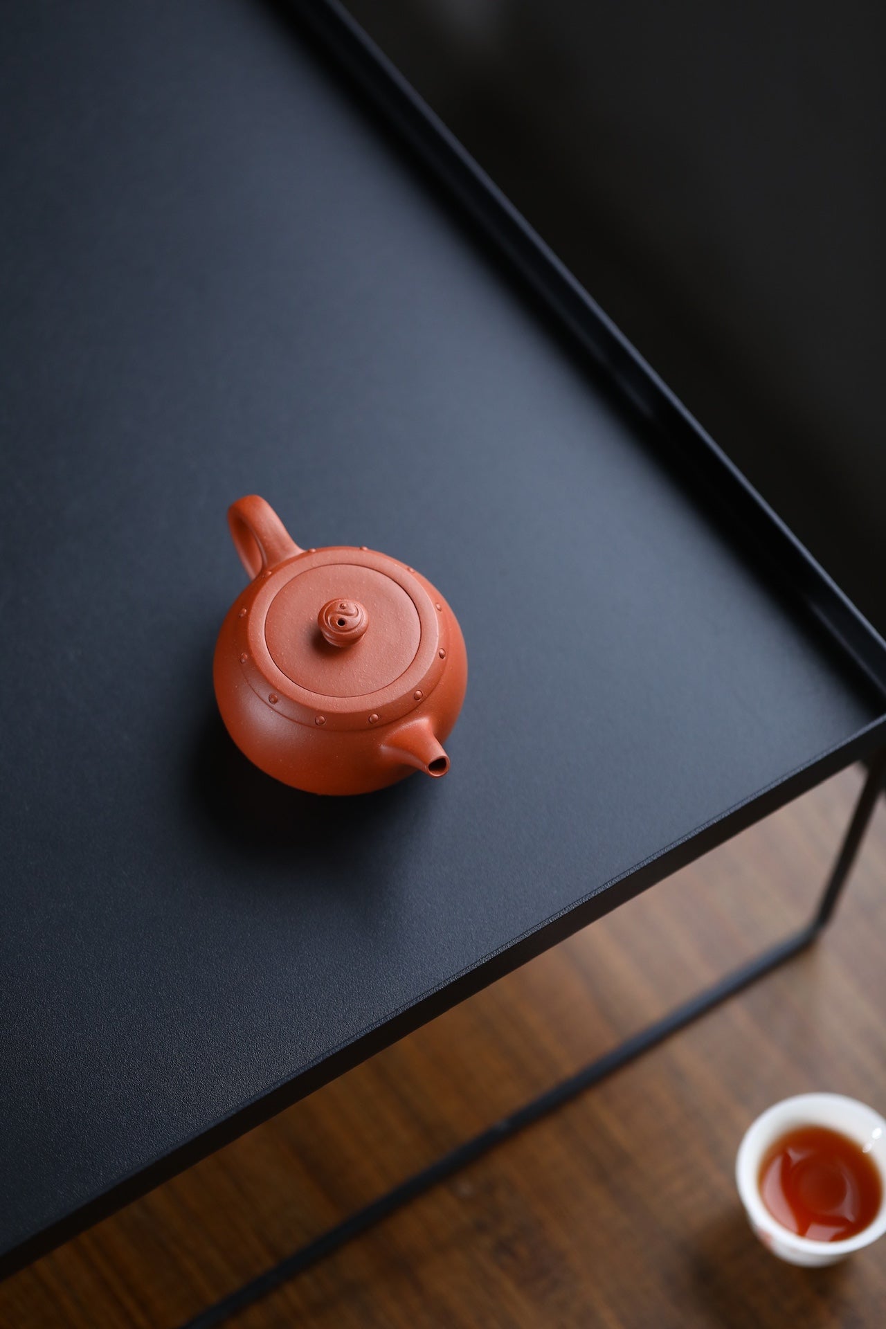 Tai Ji Gu  140cc - Yixing Zisha Purple Clay Teapot