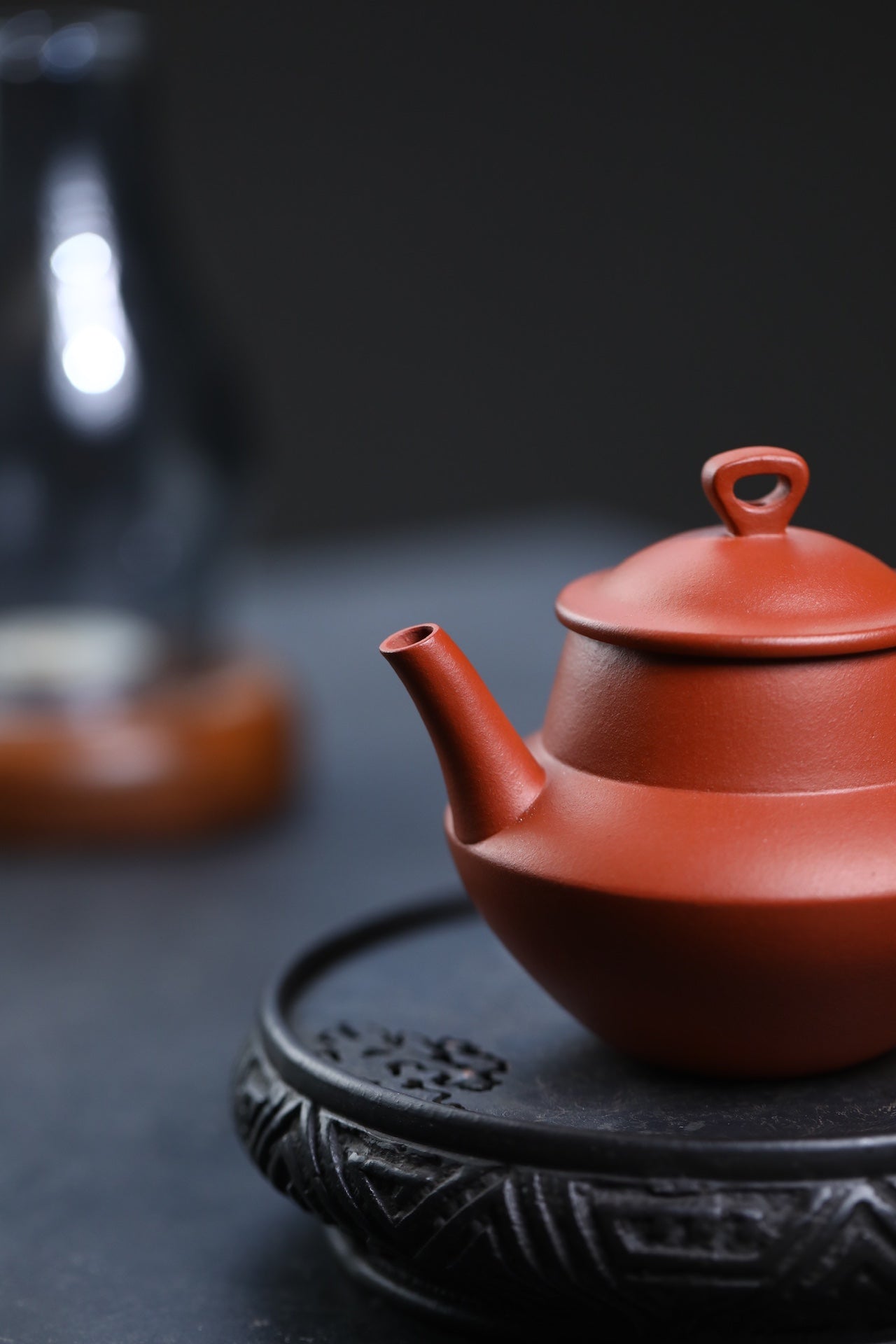 Ru Feng   180cc - Yixing Zisha Purple Clay Teapot