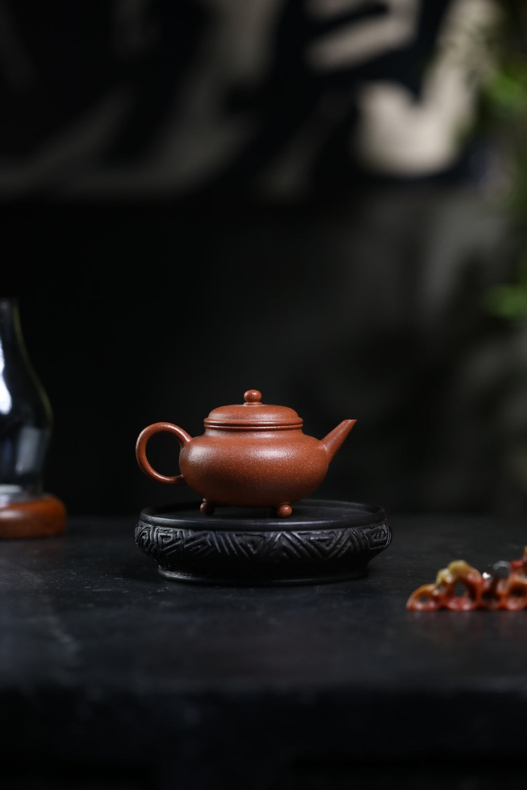 San Zu Ding Li   150cc - Yixing Zisha Purple Clay Teapot