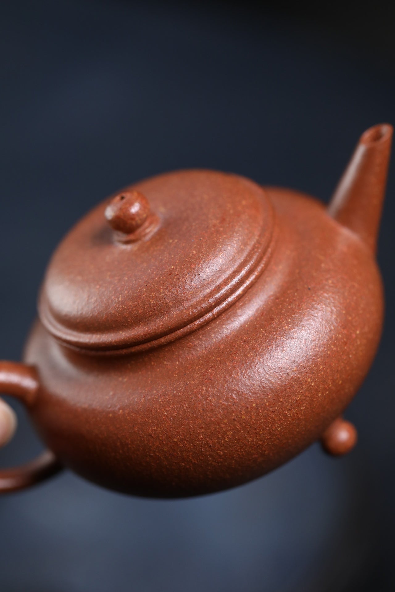 San Zu Ding Li   150cc - Yixing Zisha Purple Clay Teapot