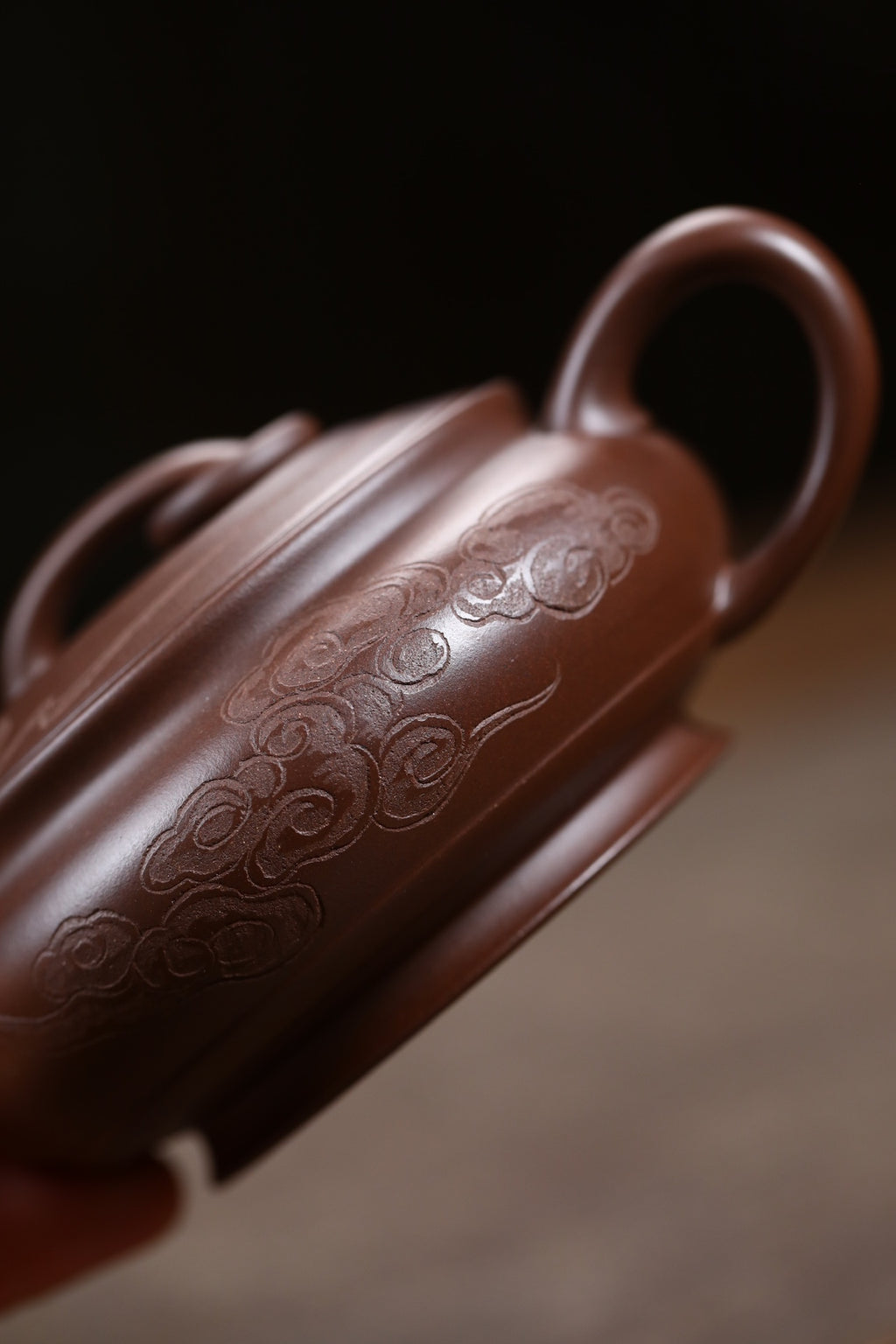 Huai Ying  200cc - Yixing Zisha Purple Clay Teapot