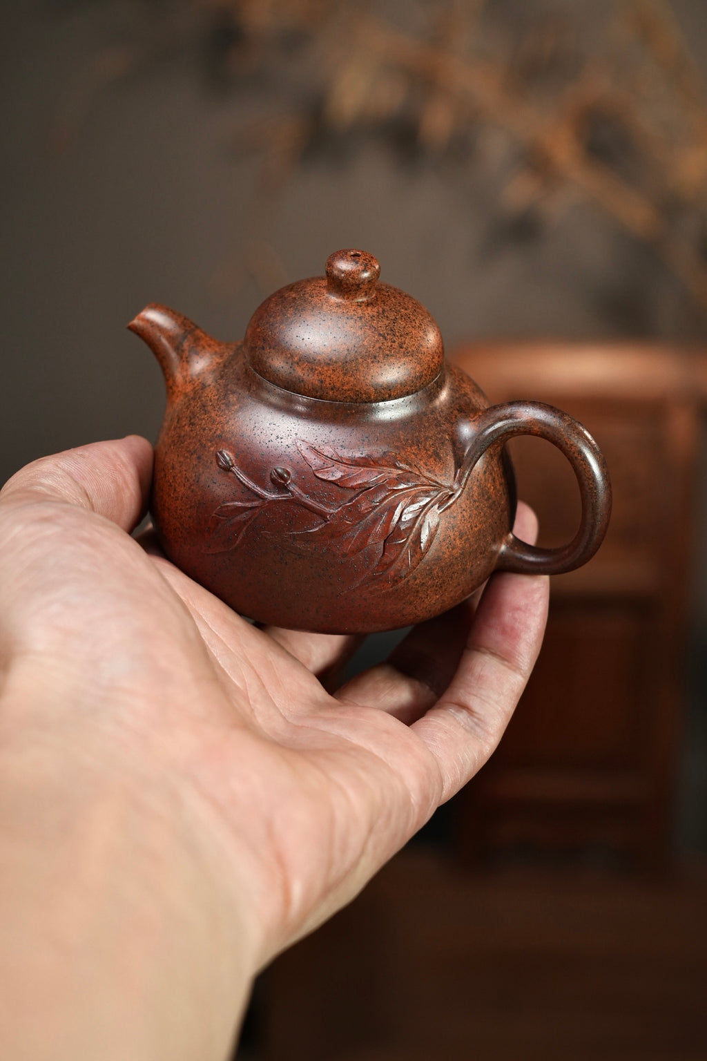 Ru Ding   160cc - Yixing Zisha Purple Clay Teapot