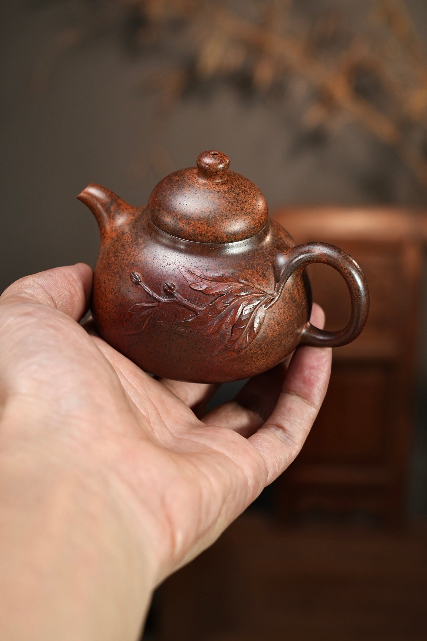 Ru Ding   160cc - Yixing Zisha Purple Clay Teapot
