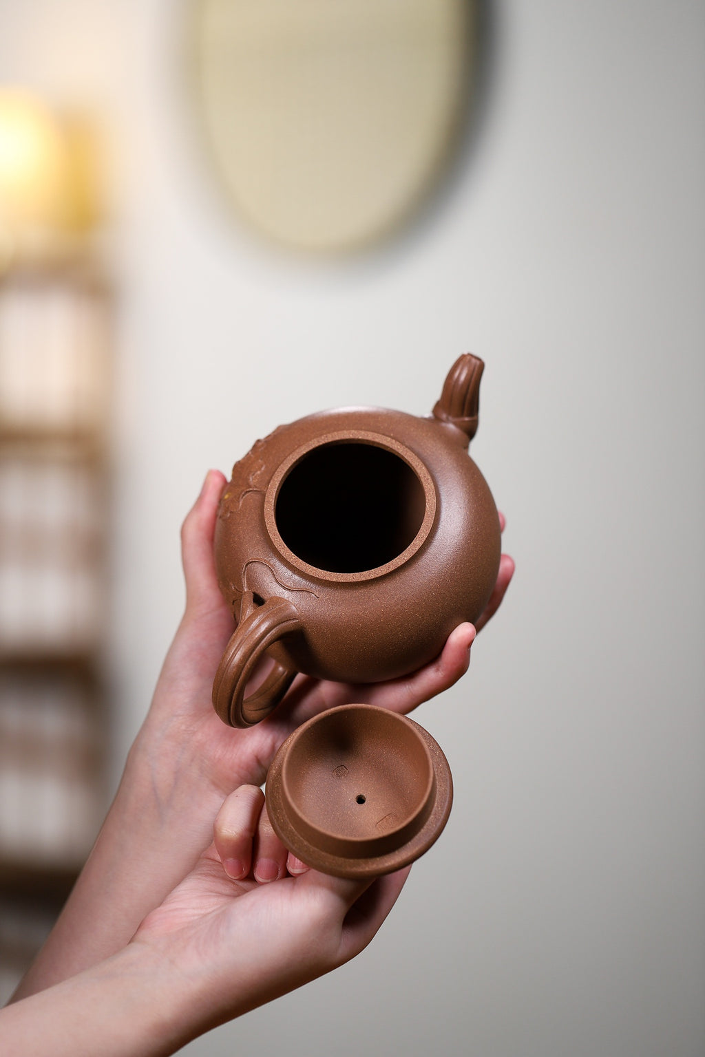 Da Zhan Hong Tu  450cc - Yixing Zisha Purple Clay Teapot