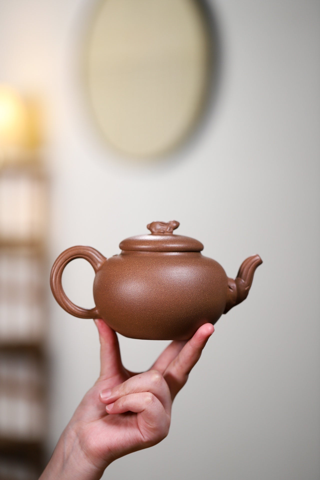 Da Zhan Hong Tu  450cc - Yixing Zisha Purple Clay Teapot