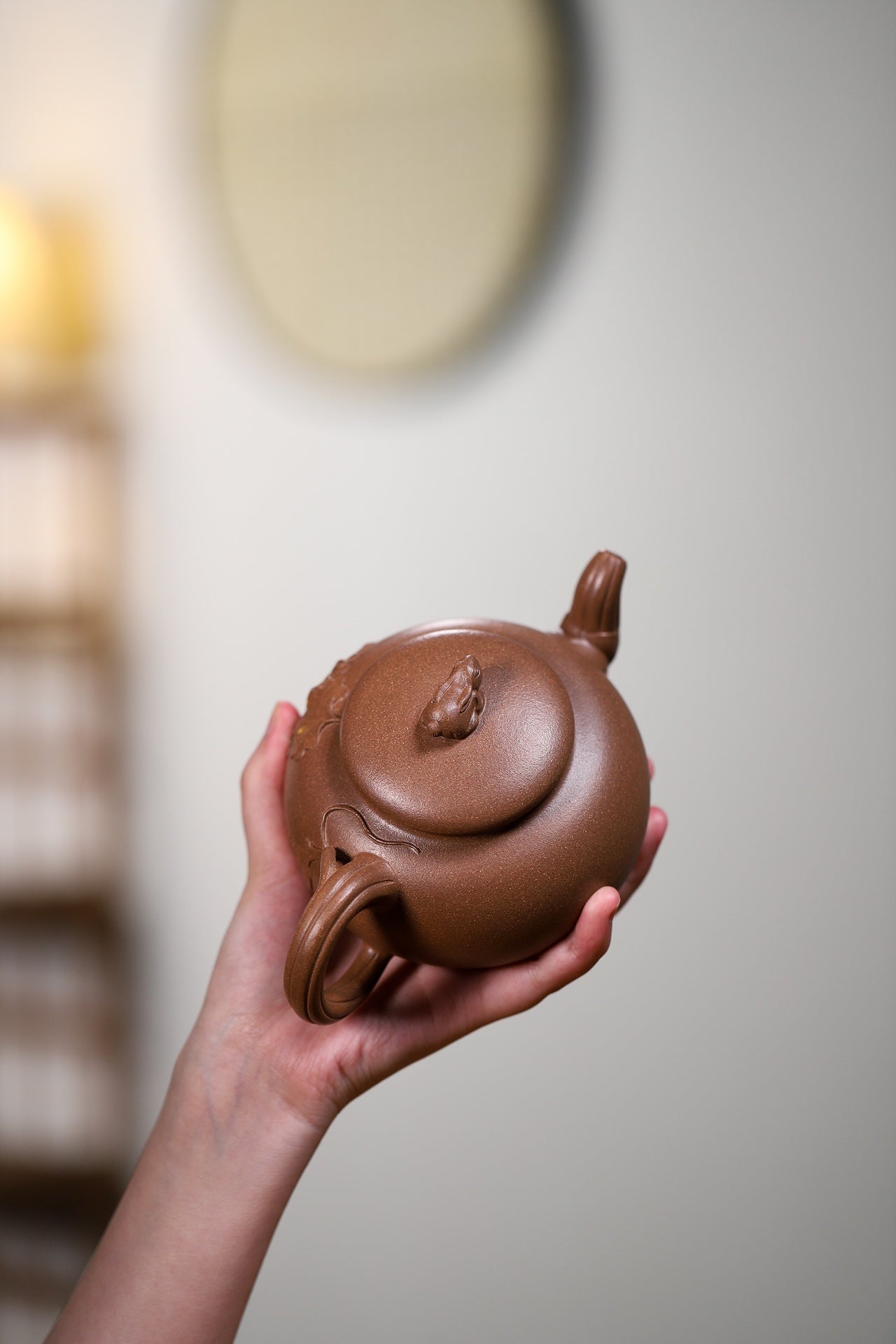 Da Zhan Hong Tu  450cc - Yixing Zisha Purple Clay Teapot