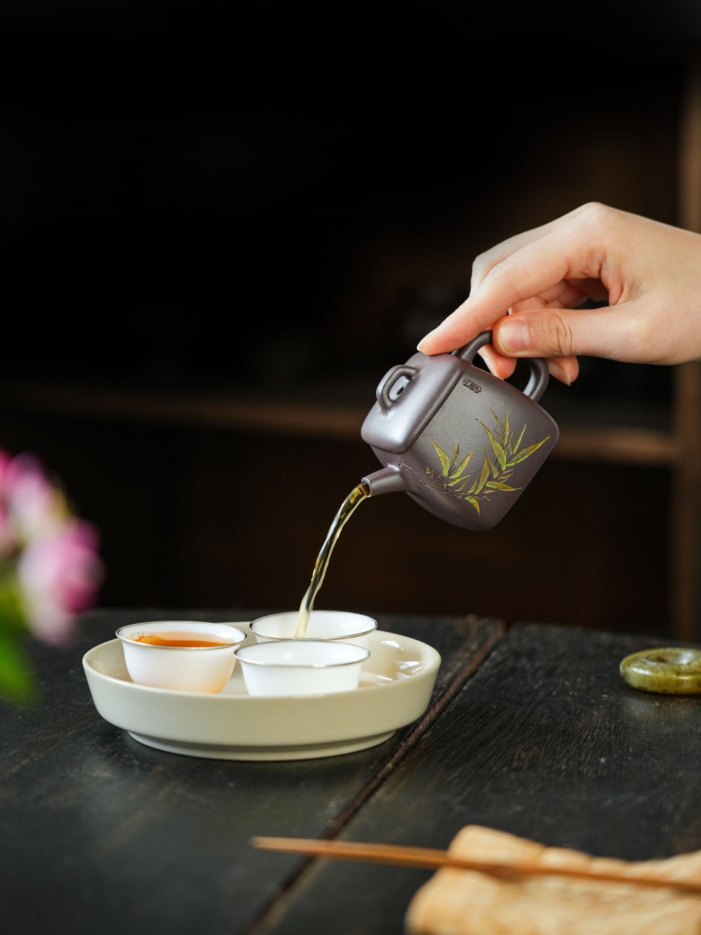 Xiao Si Fang Qin Quan 100cc - Yixing Zisha Purple Clay Teapot