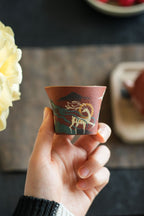 Qi Cai Ling Lu   80cc - Yixing Zisha Purple Clay