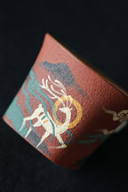 Qi Cai Ling Lu   80cc - Yixing Zisha Purple Clay