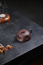 Shuang Sheng Ling Zhi   90cc - Yixing Zisha Purple Clay Teapot