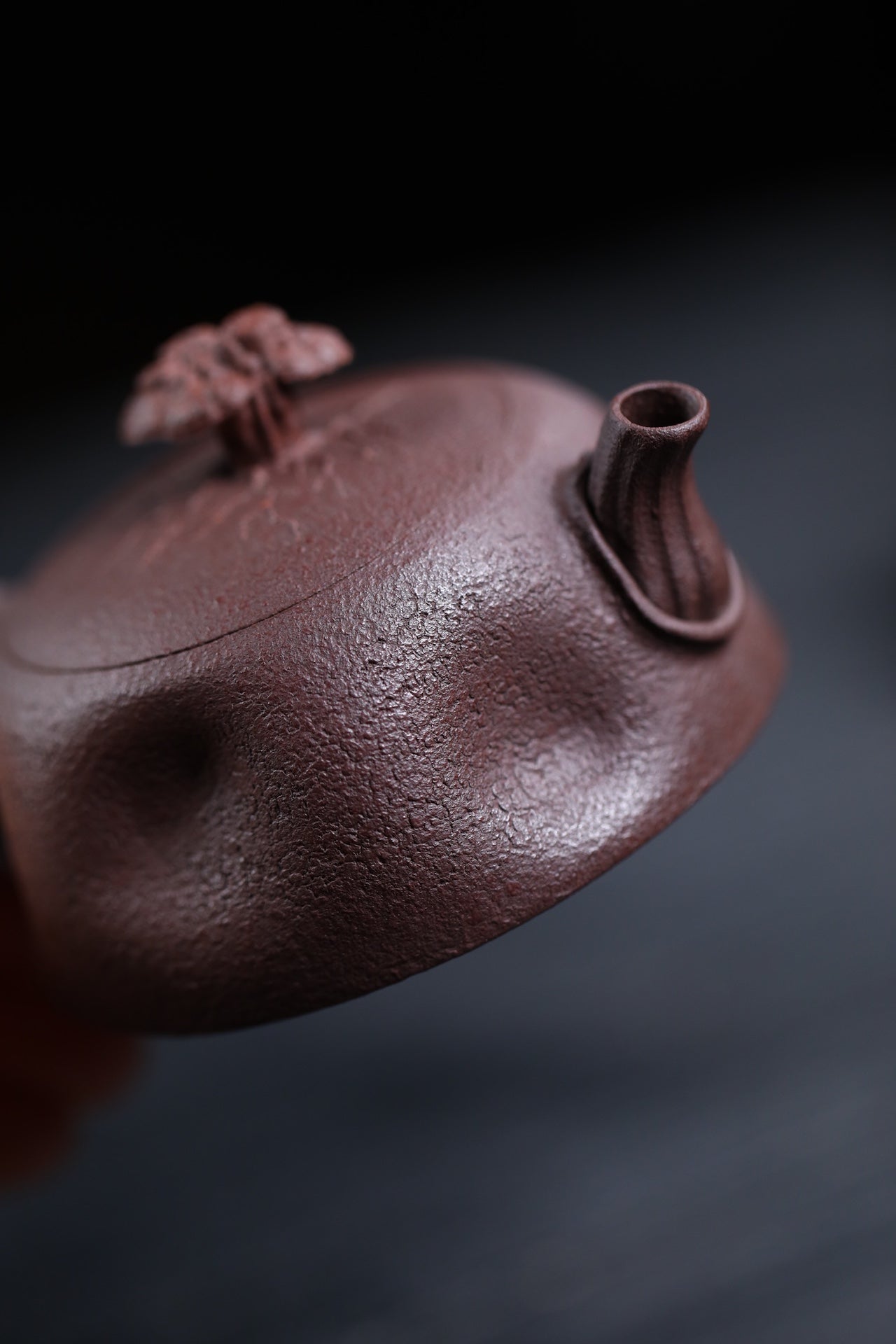 Shuang Sheng Ling Zhi   90cc - Yixing Zisha Purple Clay Teapot