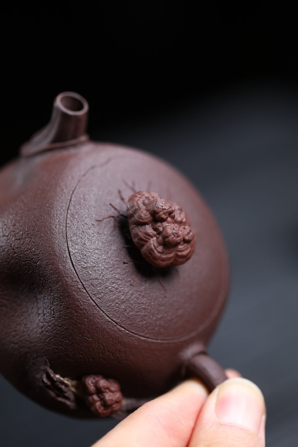 Shuang Sheng Ling Zhi   90cc - Yixing Zisha Purple Clay Teapot