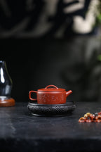 Han Wa   160cc - Yixing Zisha Purple Clay Teapot