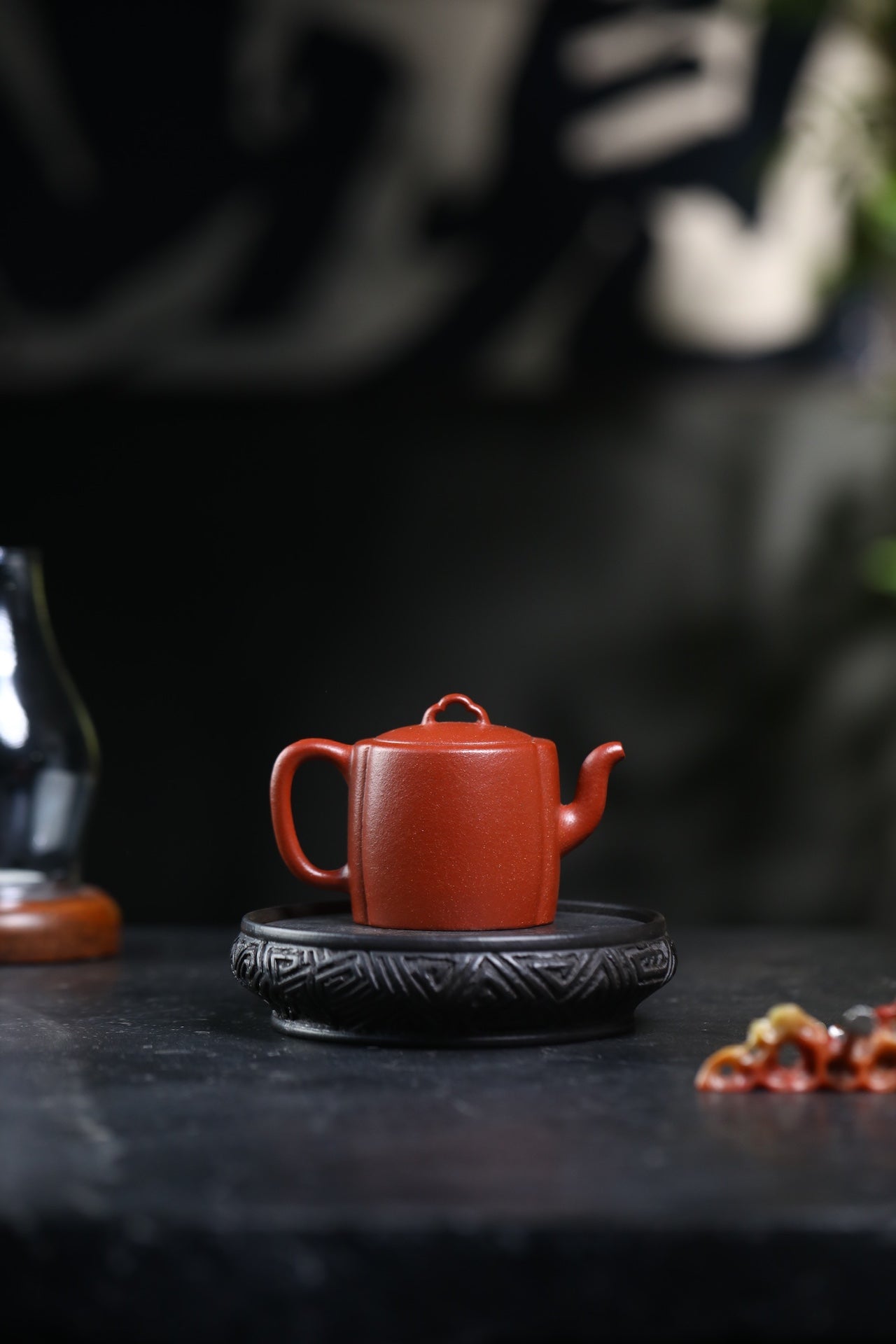 Hai Tang    160cc - Yixing Zisha Purple Clay Teapot