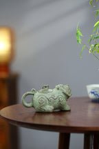 Qing Tong Hu     200cc - Yixing Zisha Purple Clay Teapot