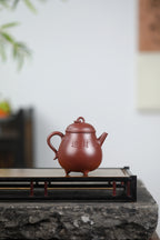 San Zu Bao Ding  250cc - Yixing Zisha Purple Clay Teapot