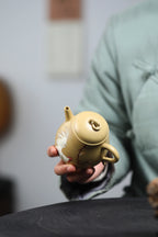 San Zu Bao Ding  250cc - Yixing Zisha Purple Clay Teapot