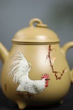San Zu Bao Ding  250cc - Yixing Zisha Purple Clay Teapot